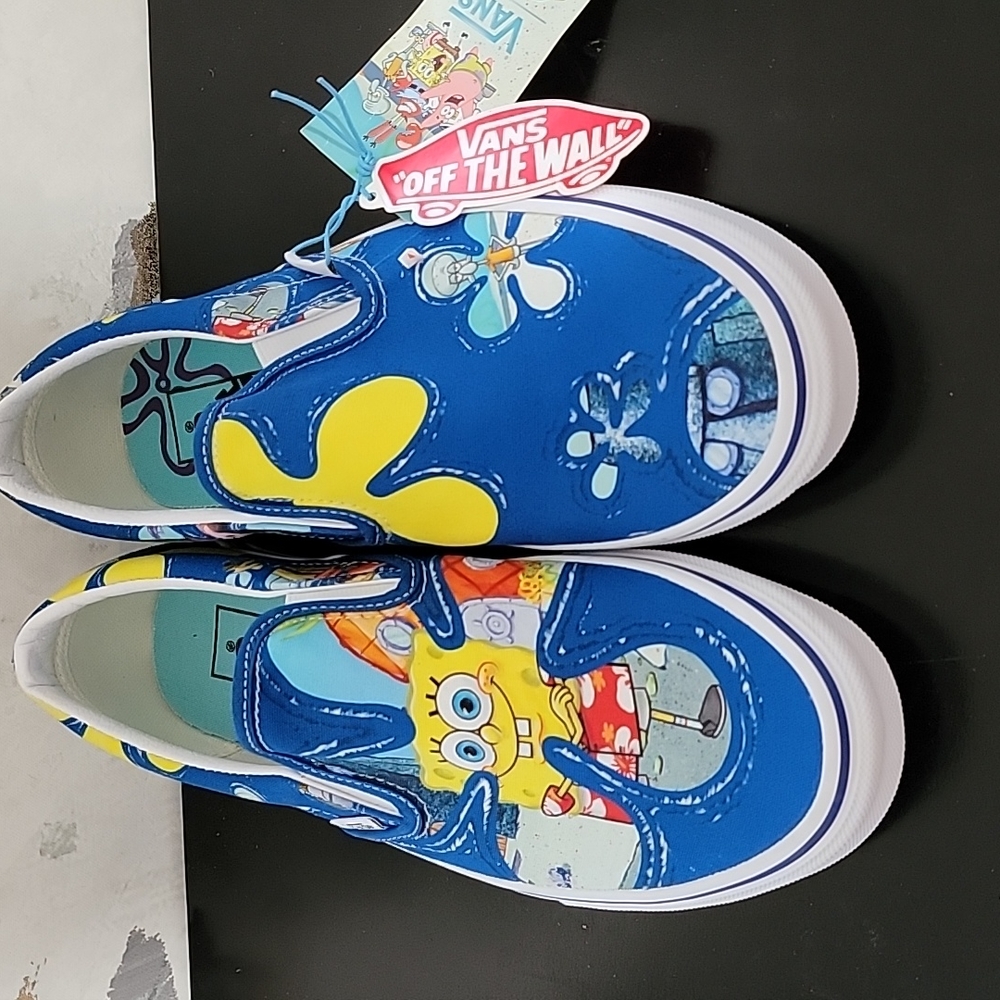 Vans SpongeBob SquarePants Slipon Men’s 8.5, Women's 10